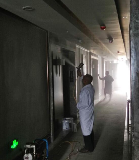 2021年2月13日重庆万州江南新区小区除甲醛办公楼除甲醛，由重庆万州米奇环保服务有限公司承接，并顺利完成任务，且得到用户一致好评。