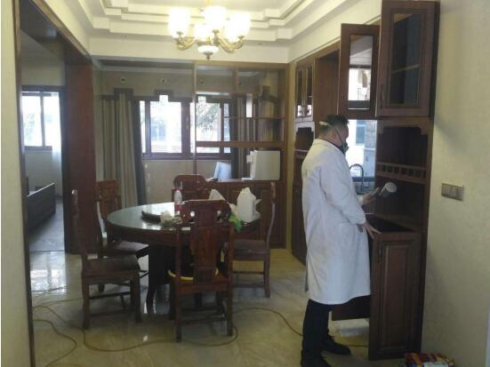 2021年3月17日重庆万州周家坝海城小区，家庭除甲醛，由重庆万州米奇环保服务有限公司承接，并顺利完成任务，且得到用户一致好评。