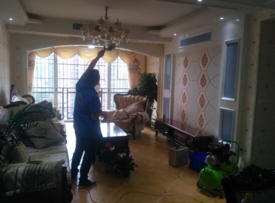 2021年8月12日重庆市开州区金科小区用户家庭除甲醛，有害生物防治，由重庆市米奇环保科技有限公司开州分公司承接，并顺利完成任务，且得到用户一致好评。