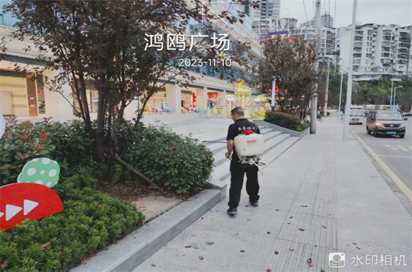 2023年11月10日重庆米奇环保科技有限公司承接万州鸿鸥未来城广场除四害防治服务，并顺利完成任务，且得到用户一致好评。