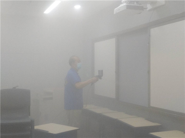 万州区新东方培训学校，除甲醛事宜，由重庆米奇环保服务公司承接，并顺利完成任务。专业消毒杀虫，除甲醛